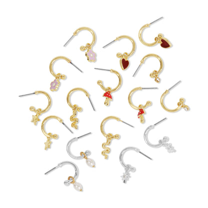 Blossom and Bloom Flower Drop Hoops