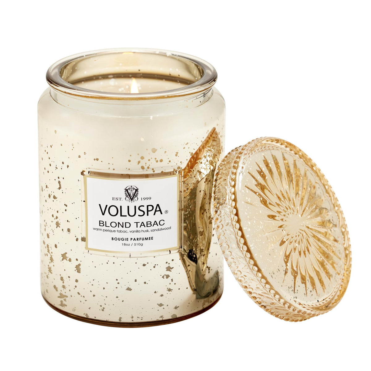 Blond Tabac Speckle Large Jar Candle 18oz