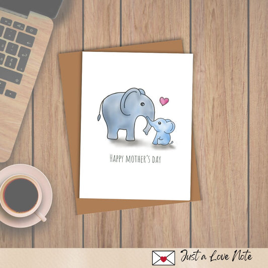 Mother's Day Elephant Card
