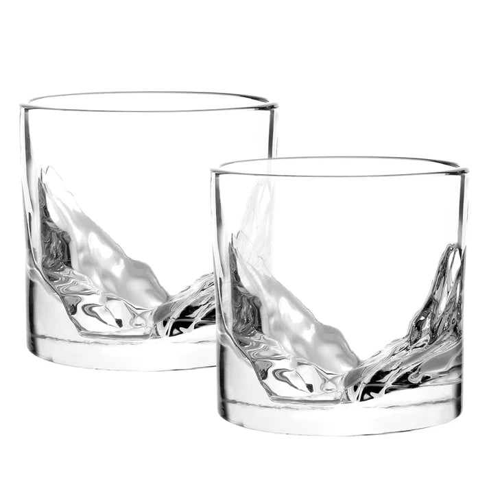 Liiton Grand Canyon Crystal Whiskey Glasses Set of 2