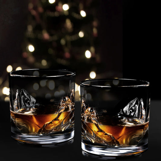 Liiton Grand Canyon Crystal Whiskey Glasses Set of 2