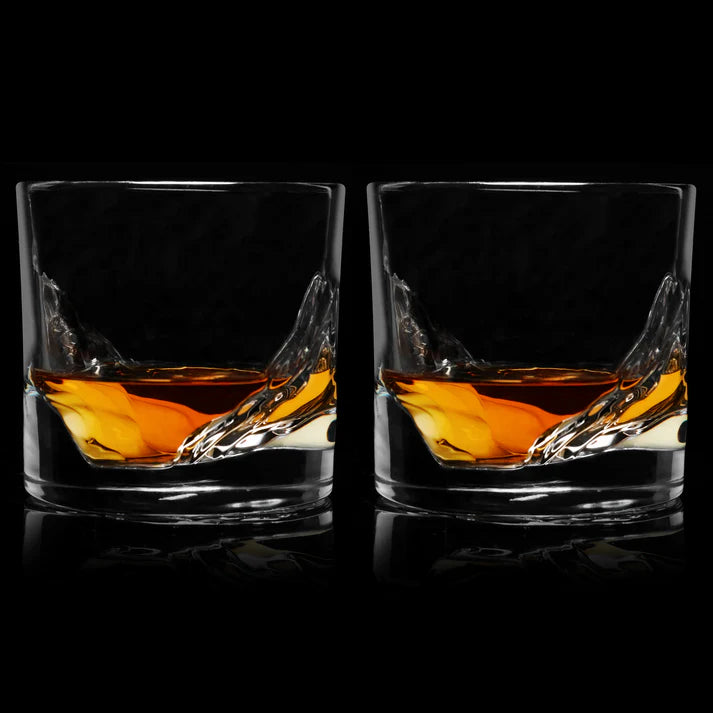 Liiton Grand Canyon Crystal Whiskey Glasses Set of 2