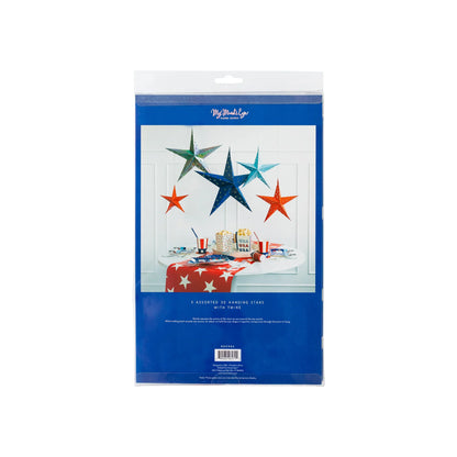 Sparklers and Rockets Decorative Hanging Stars