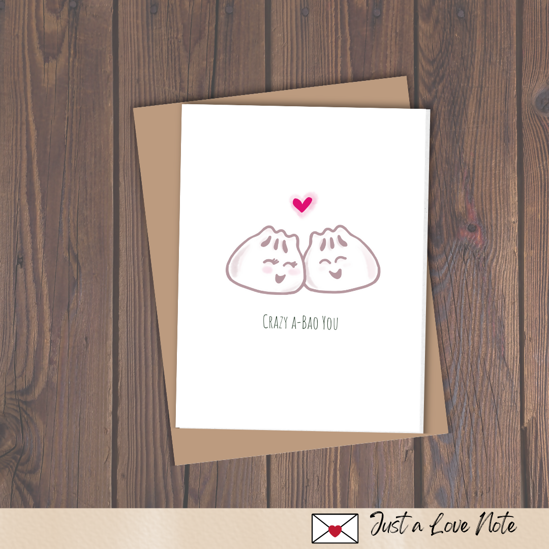 Crazy a-bao you love card