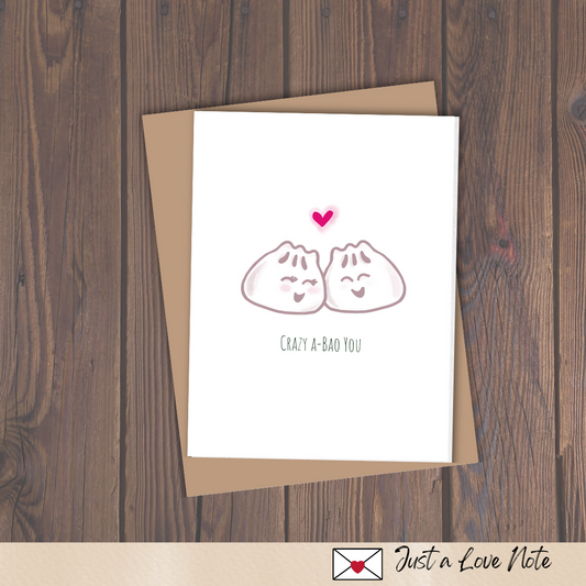 Crazy a-bao you love card