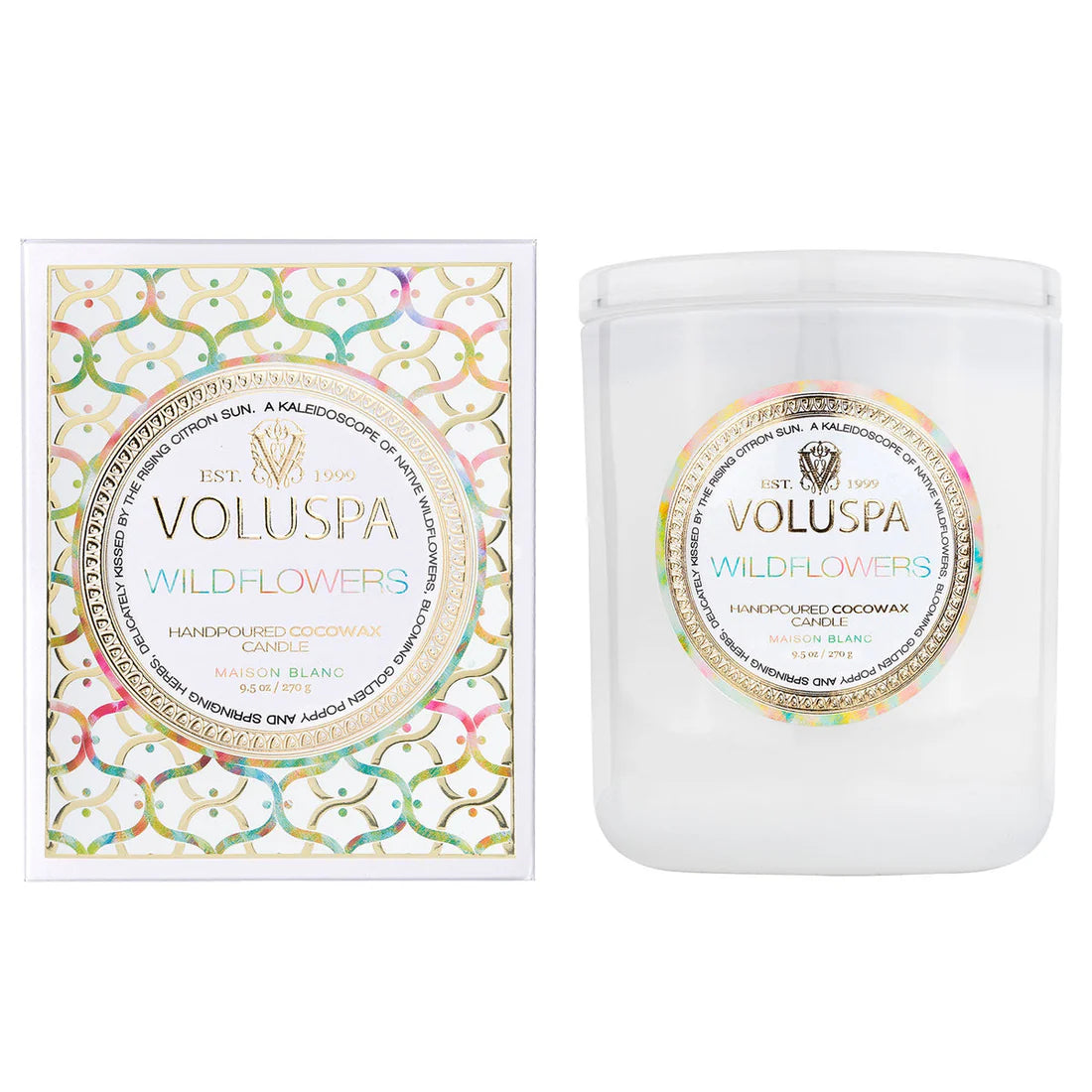 Voluspa Wildflowers Classic Boxed Candle 9.5oz