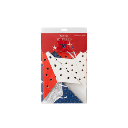 Stars and Striped Decorative Hanging Stars