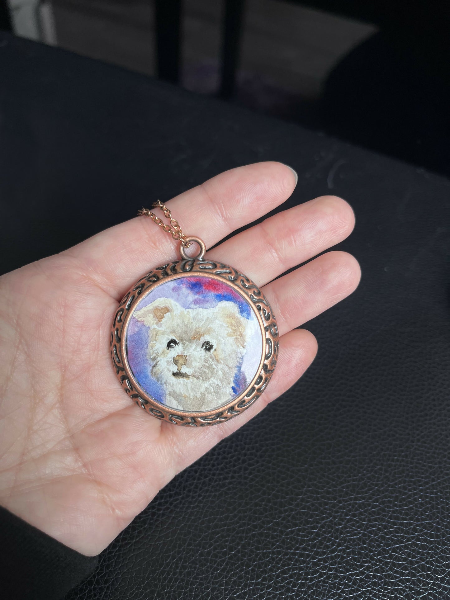 Custom Pet Portrait Pendant Workshop