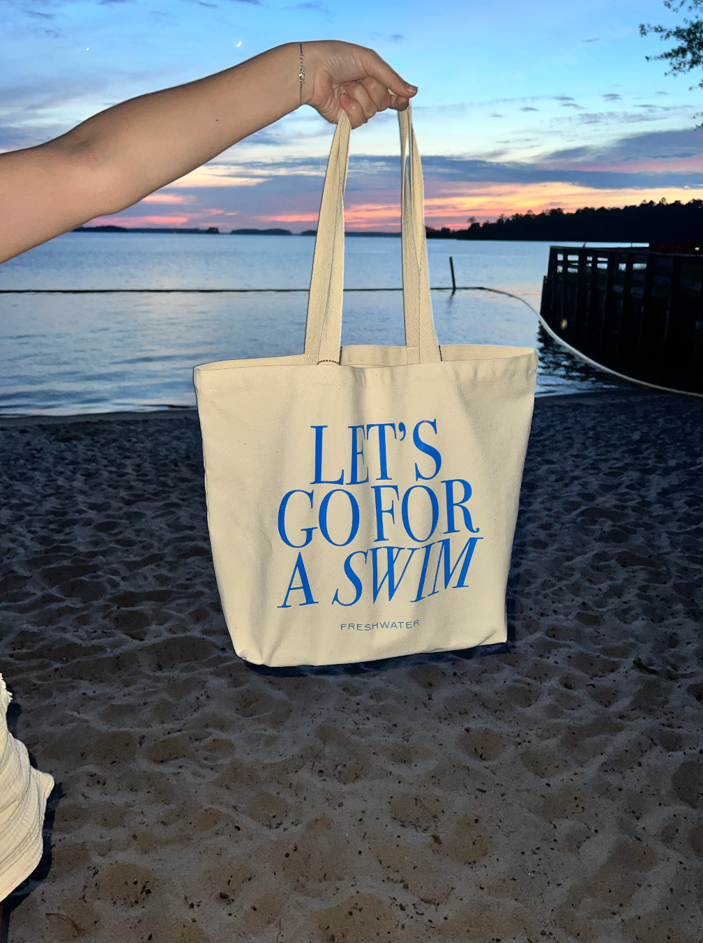 Let's Go For A Swim Tote