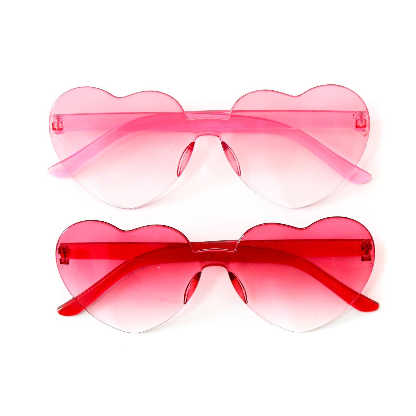 Pink Ombré Heart Sunglasses Set of 2