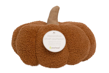 Rust Sherpa Pumpkin Pillow