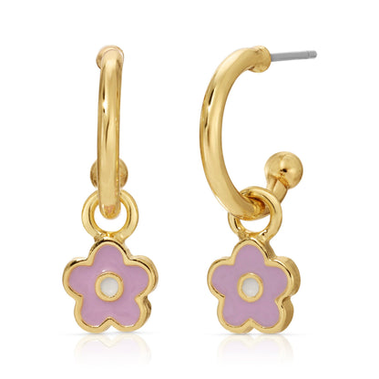 Blossom and Bloom Flower Drop Hoops