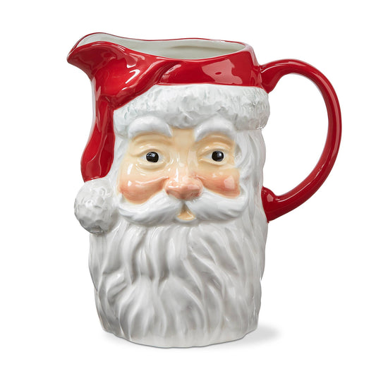 Vintage Christmas Santa Pitcher