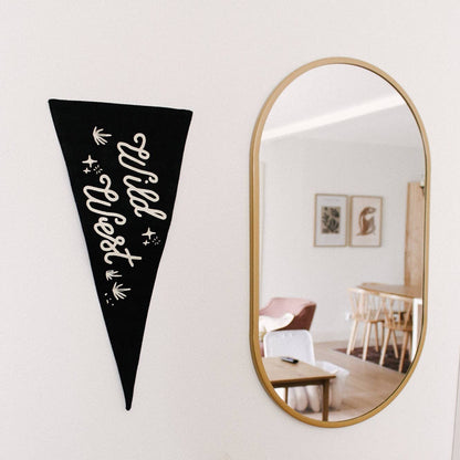 Wild West Canvas Pennant