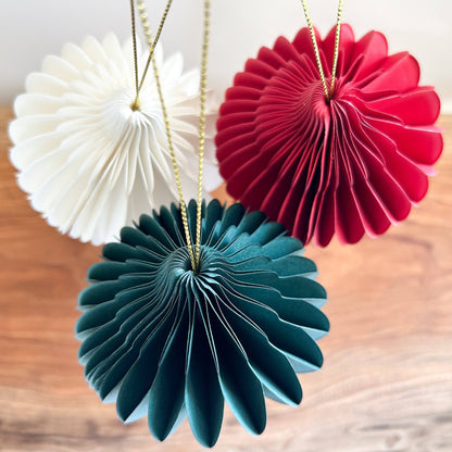 Paper Christmas Ornaments