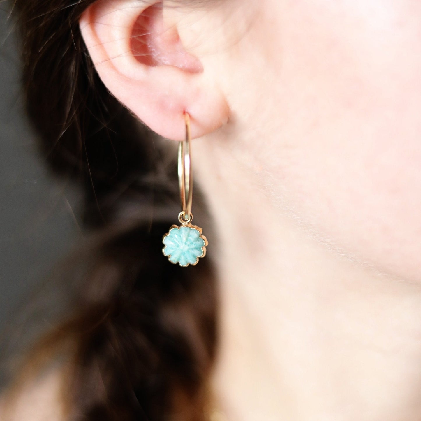 Bloom Hoop Earrings