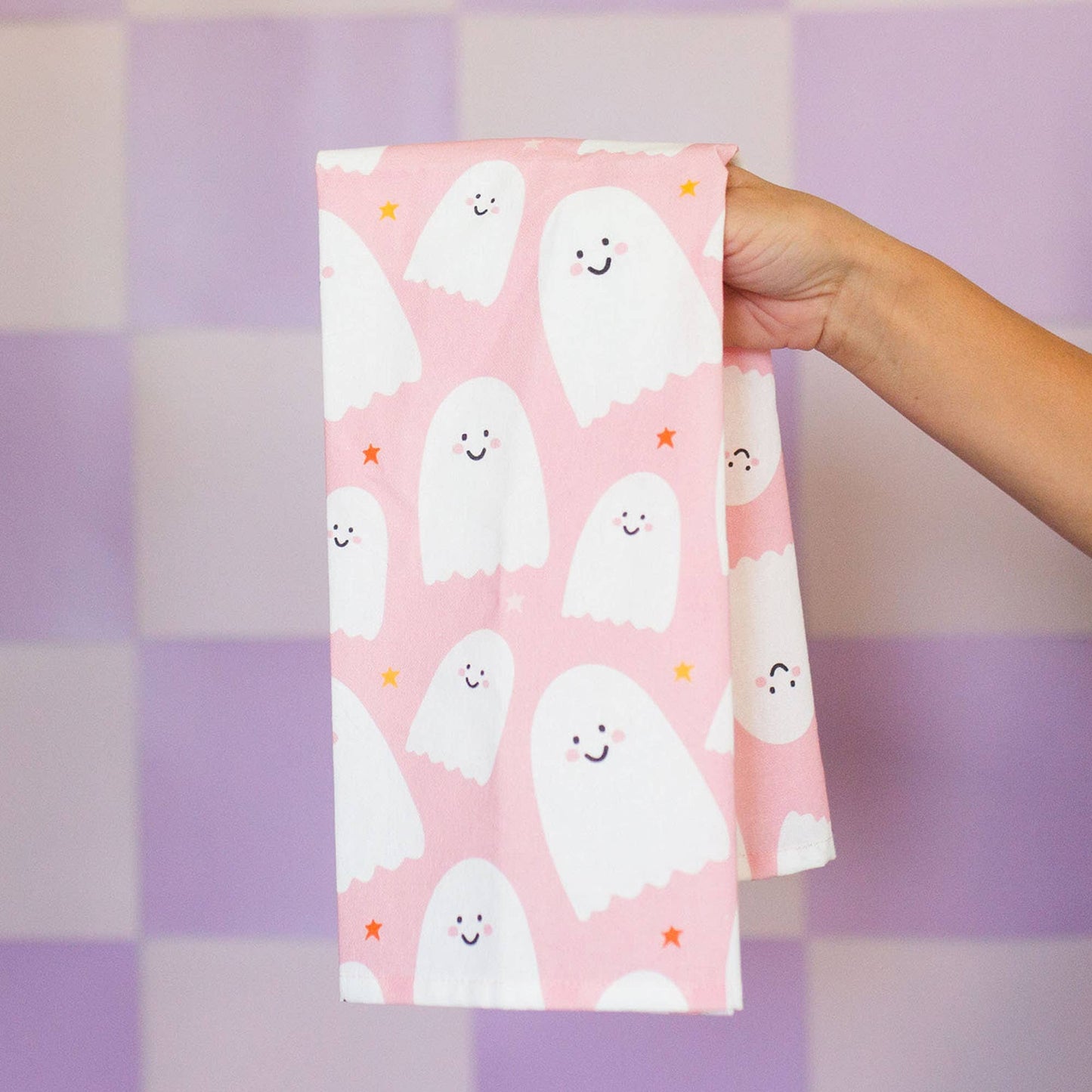 Ghost Pattern Tea Towel