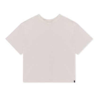 Women's Boxy Crew Tee | Beige
