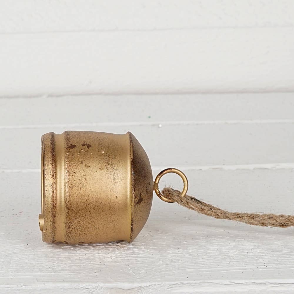 Vintage Gold Silo Bell - 4 inch