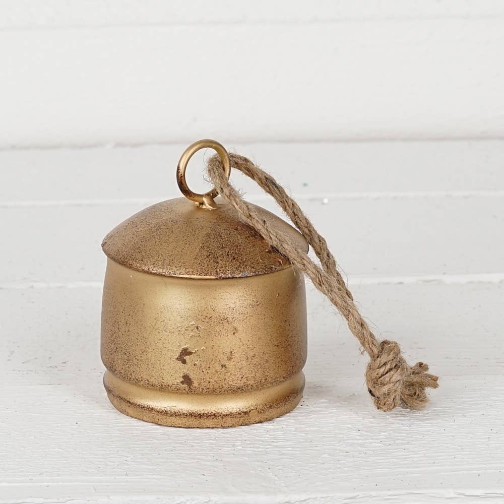 Vintage Gold Silo Bell - 4 inch