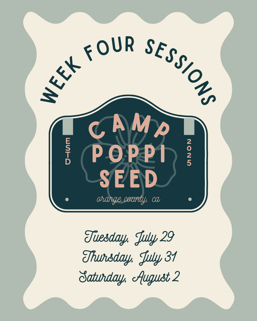 Camp Poppi Seed - Day 10