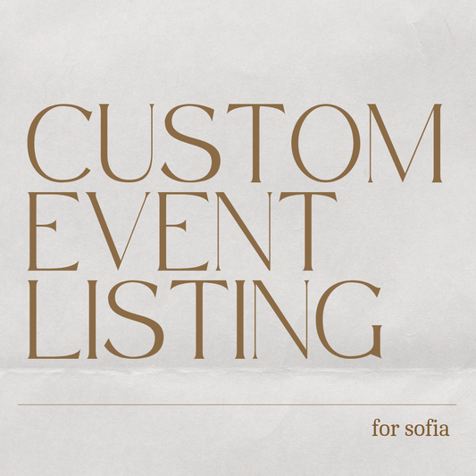 Custom Event Listing for Sofia