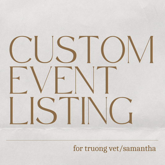 Custom Event Listing for Samantha