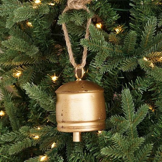 Vintage Gold Silo Bell - 4 inch