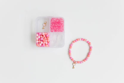 Mini Heart Key Bracelet Craft Kit