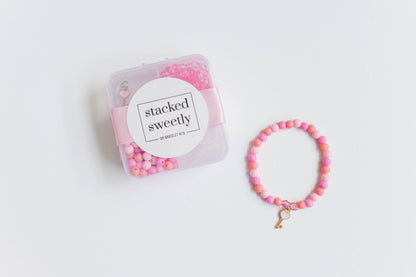 Mini Heart Key Bracelet Craft Kit