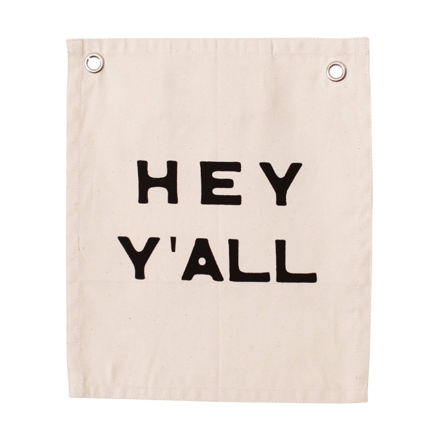 Hey Y'all Canvas Mini Banner