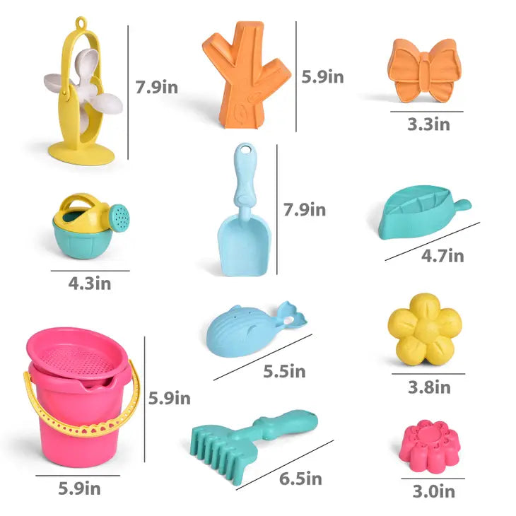 12 Piece Beach Toys Set