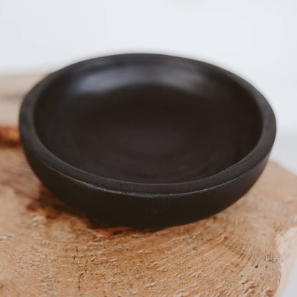 Decorative Wood Bowl - Black - Favorite Little Things Co