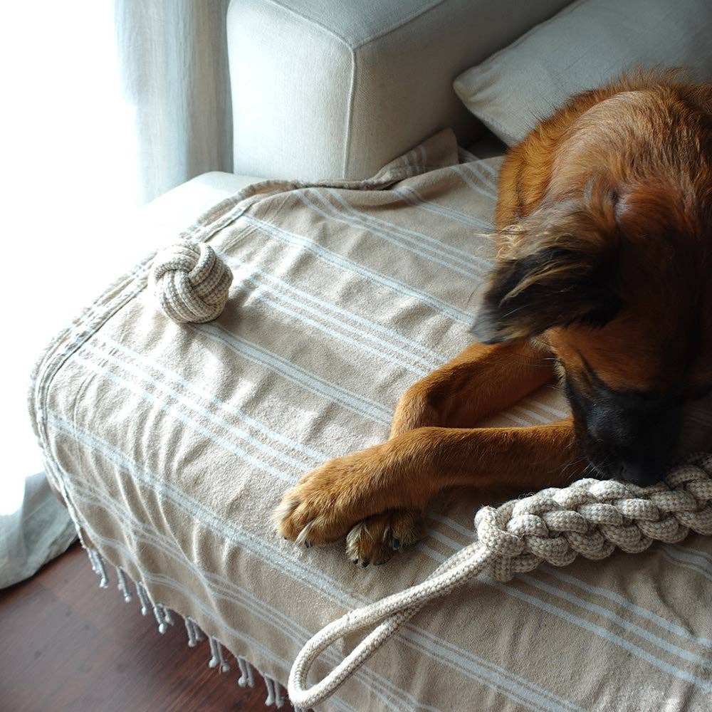 Hemp Rope Dog Ball Toy