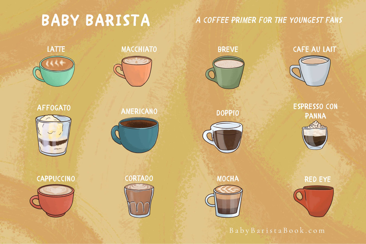 Baby Barista Sticker Sheet