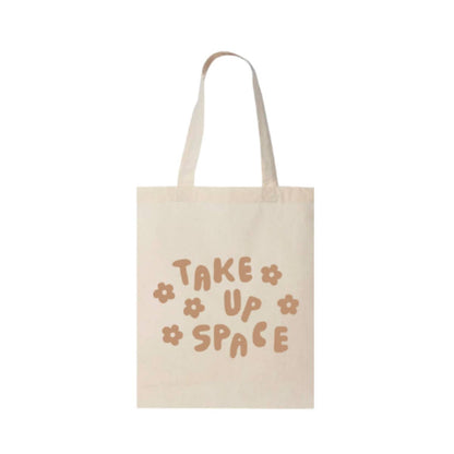 Take Up Space Canvas Tote