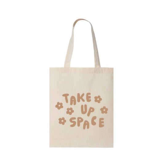 Take Up Space Canvas Tote
