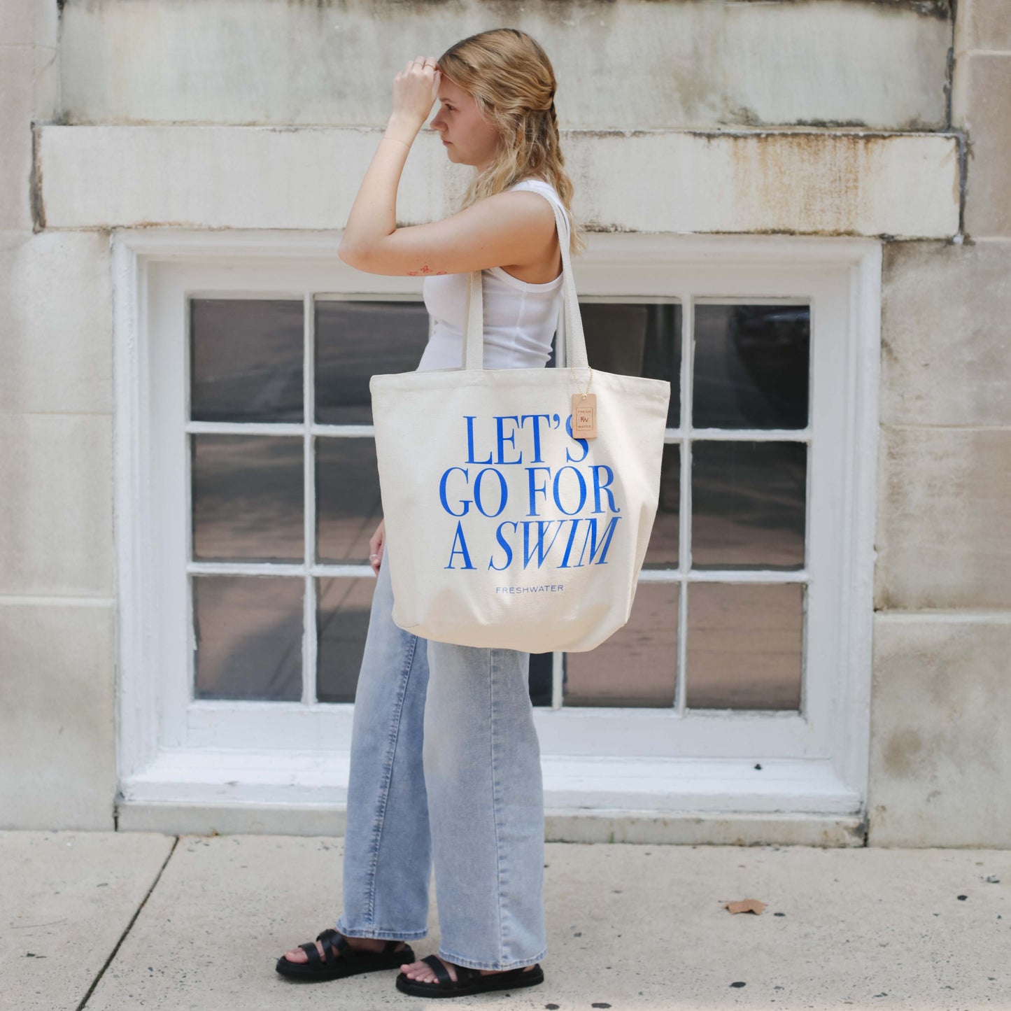 Let's Go For A Swim Tote