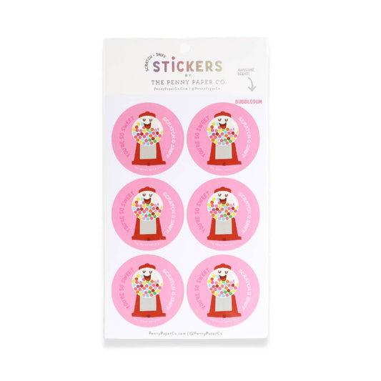 You're So Sweet Bubblegum Scratch and Sniff Sticker Collection by Favorite Little Things