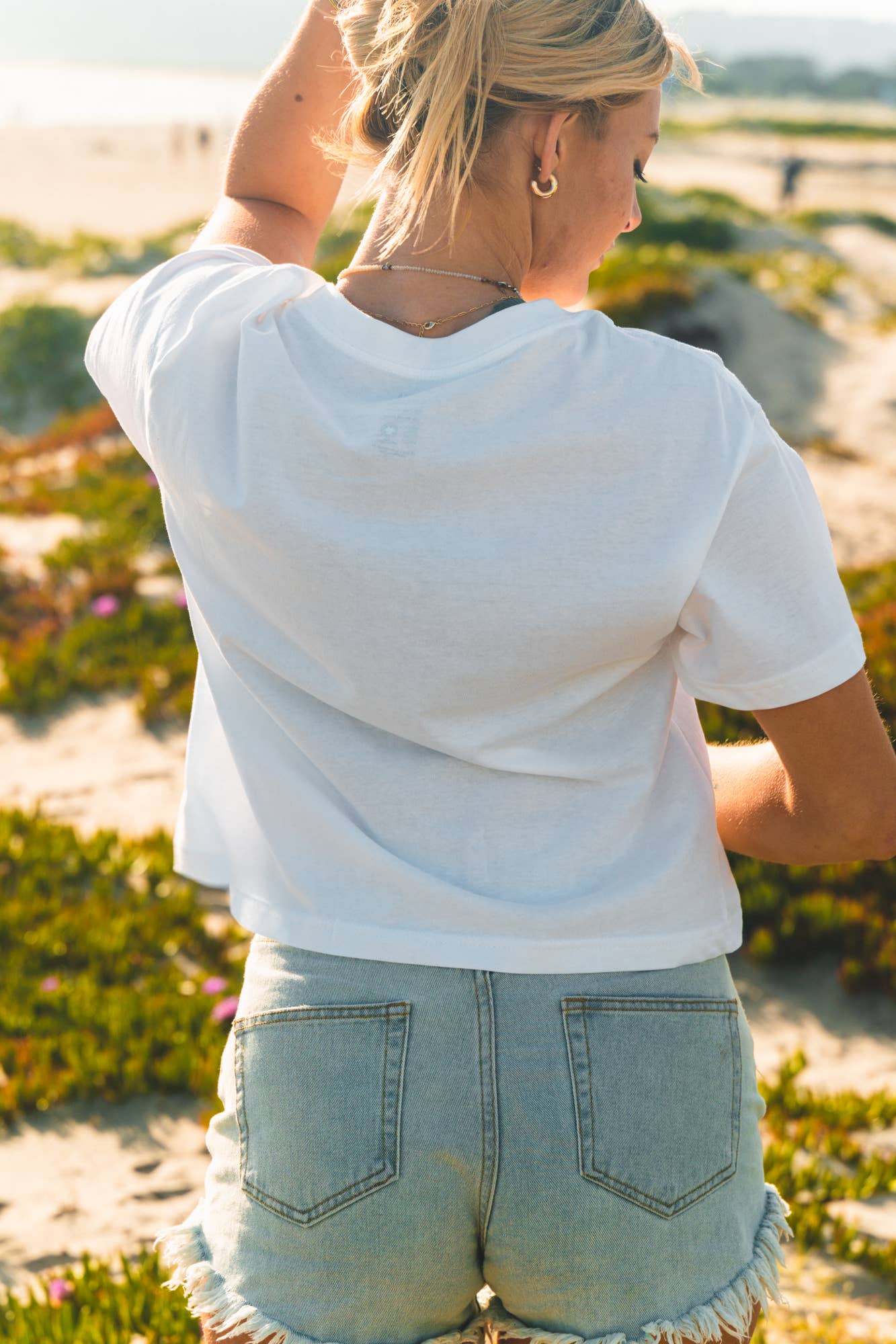 Women's T-Shirt | Boxy Crew Tee | Organic Cotton | White