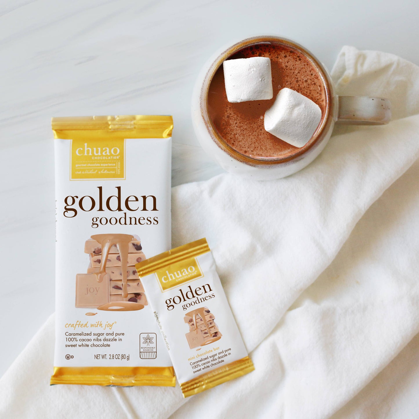 Golden Goodness Mini Chocolate Bar