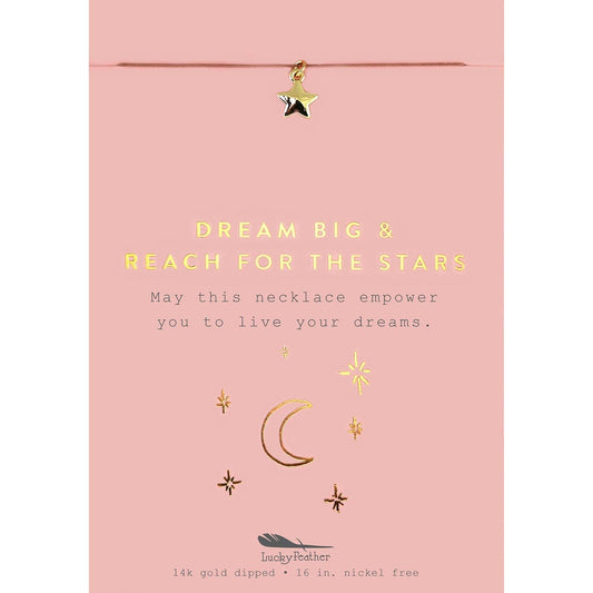 Dream Big Gold Star Necklace - Favorite Little Things Co