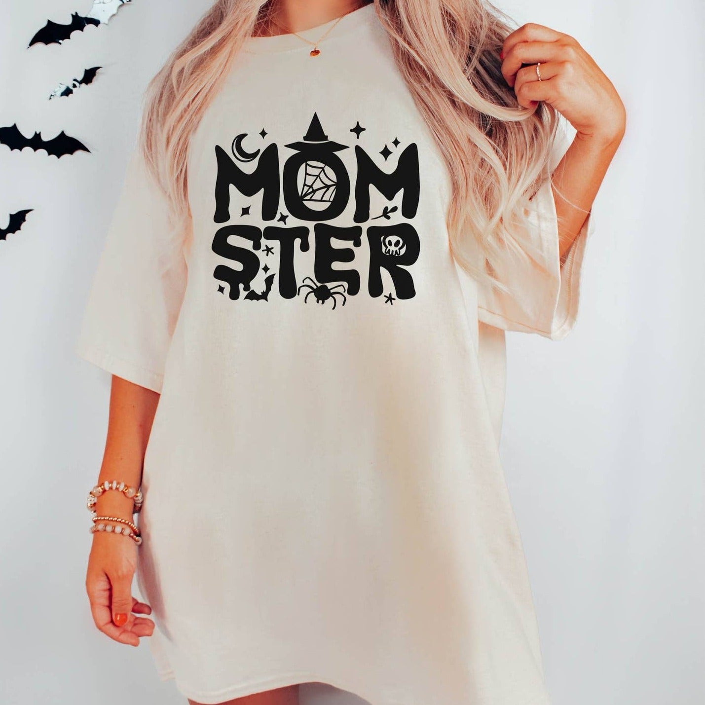 Momster Halloween T Shirt WHITE