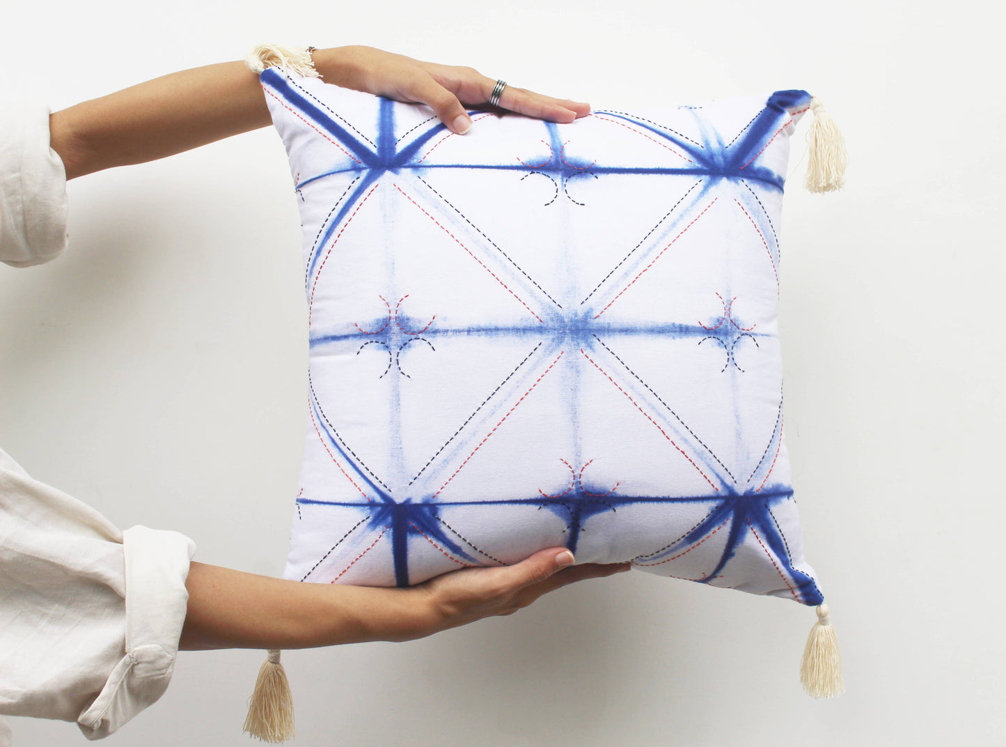 Eureka Indigo Cushion Cover