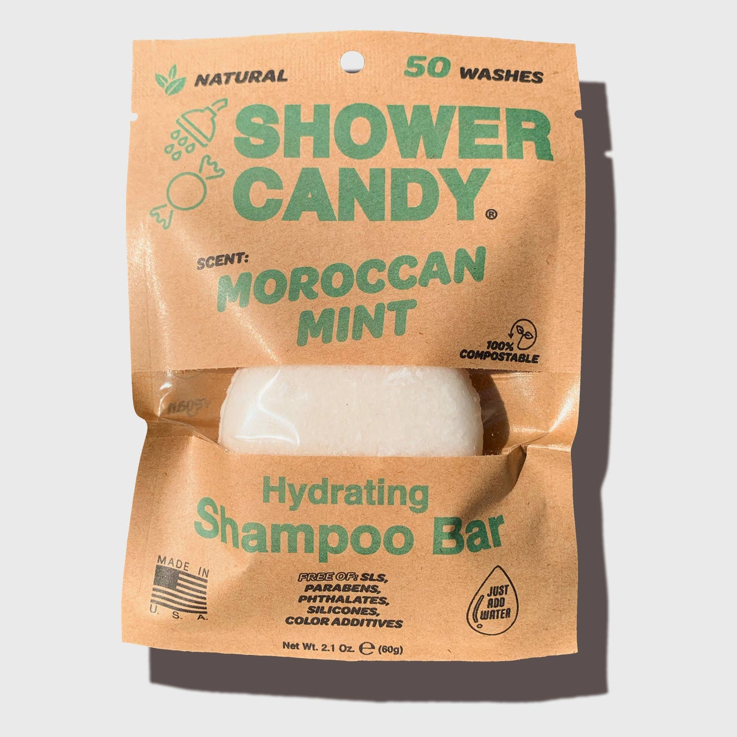 Moroccan Mint Solid Shampoo Bar