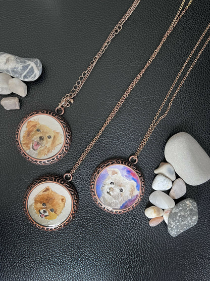Custom Pet Portrait Pendant Workshop