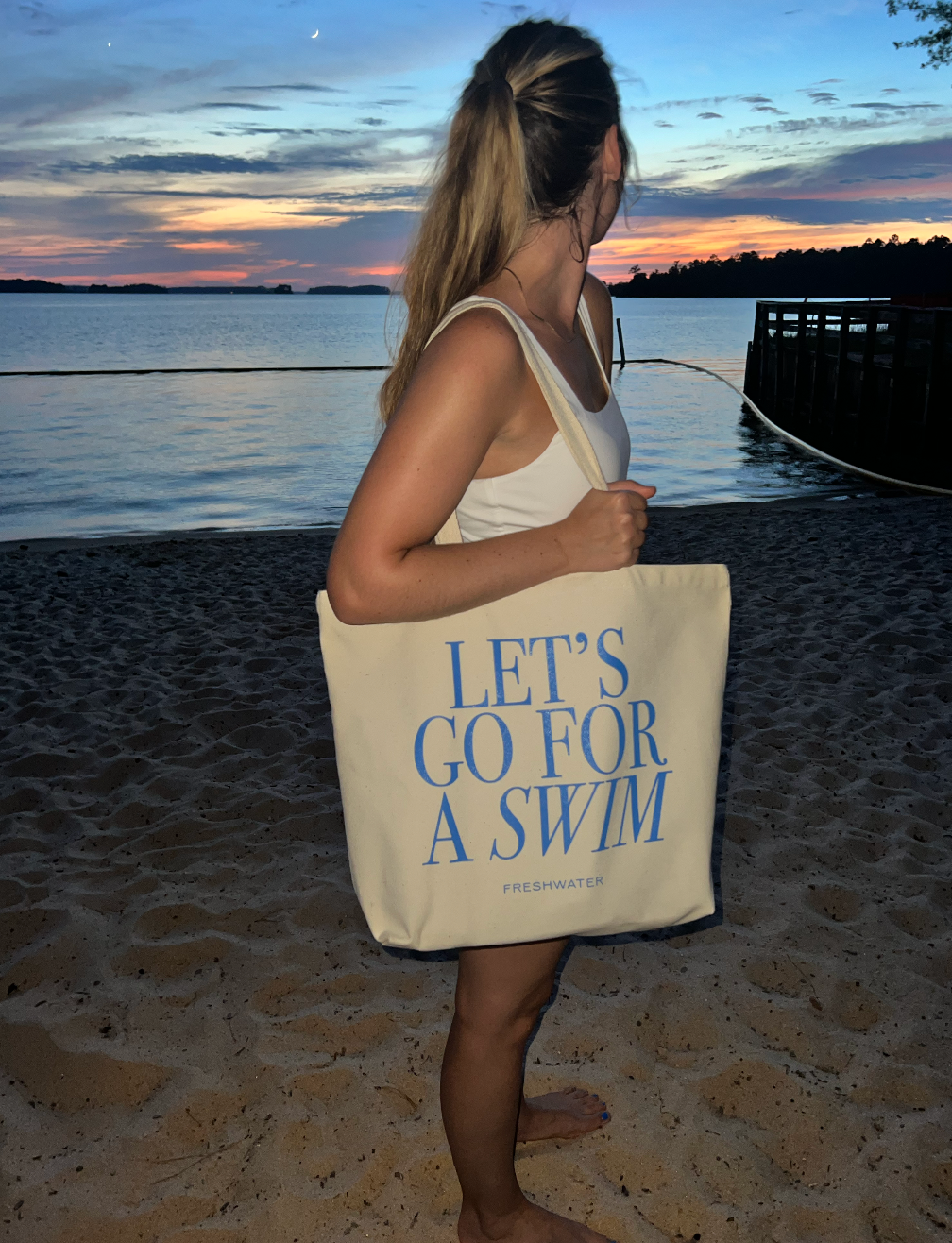 Let's Go For A Swim Tote