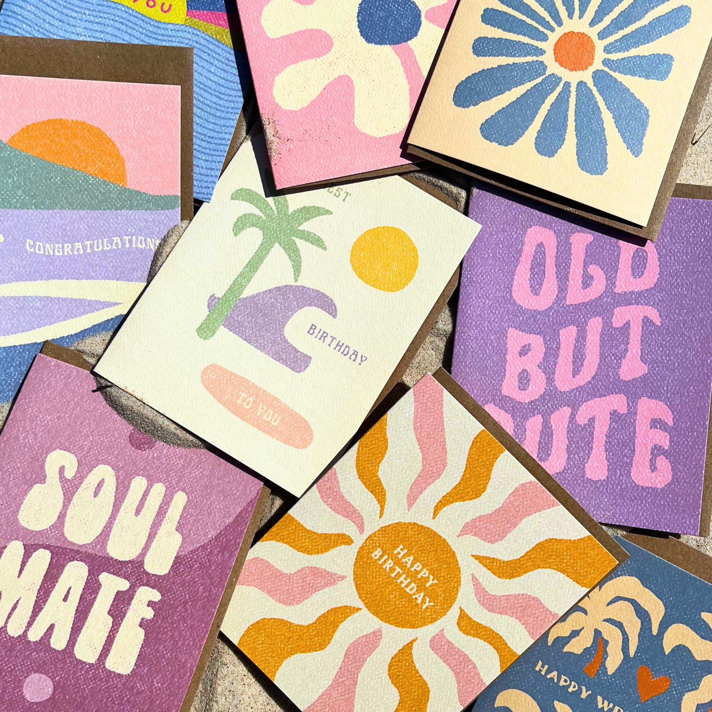 You Are Amazing Card | Rainbow Birthday Card | Colorful