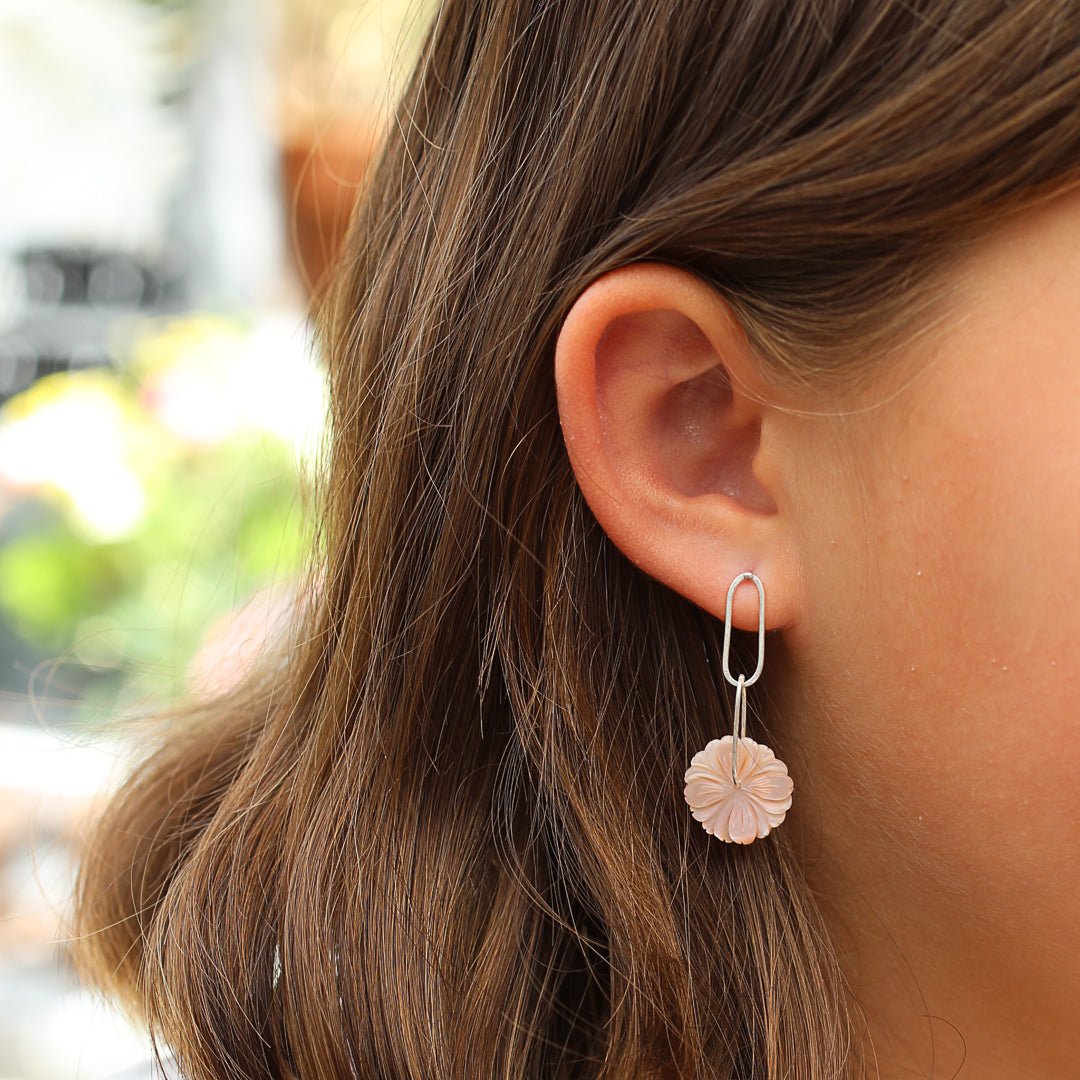 Indra Flower Link Earring