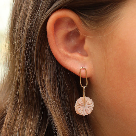 Indra Flower Link Earring